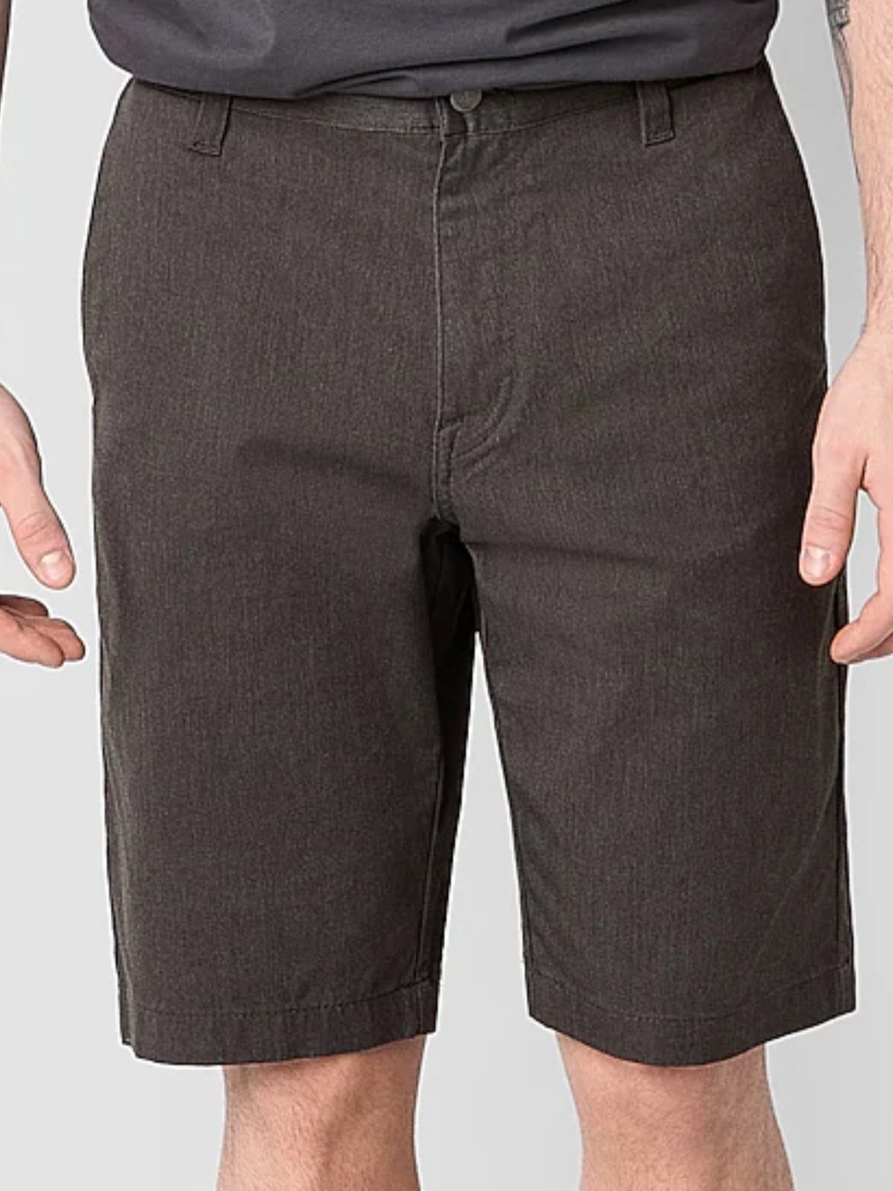 Volcom Vmonty Men's Casual Stretch 22 Shorts - Heather Charcoal